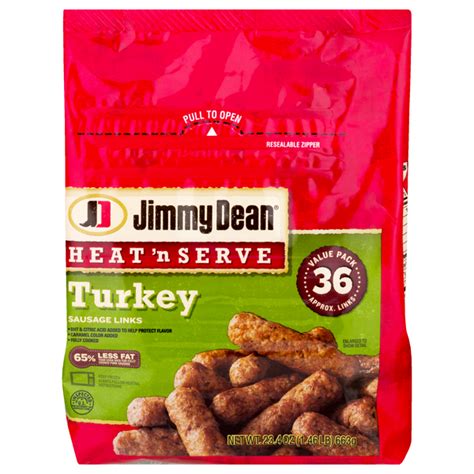 Save On Jimmy Dean Heat N Serve Turkey Sausage Links Value Pack 36