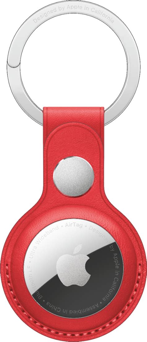 Questions And Answers Apple Airtag Leather Key Ring Product Red Mk103zm A Best Buy