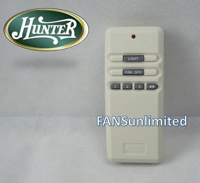 Separate button fan/light remote control. UC7848T Hunter Ceiling Fan UC7848 UC7042T Genuine Remote ...