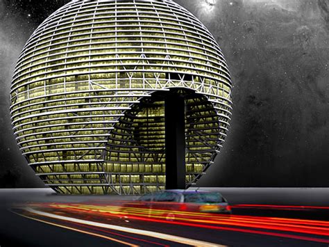 Uniquely Exclusive Moon Like Building With Futuristic Building Designs