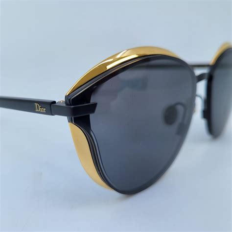 dior women s murmure black gold sunglasses luxuria and co
