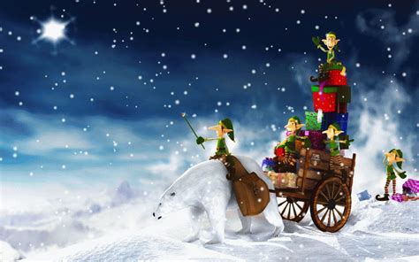 Awesome Animated Merry Christmas Latest Wallpapers