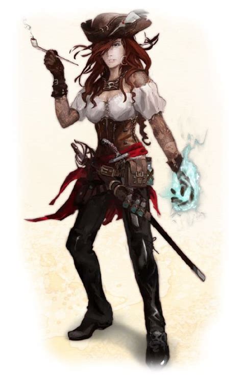 Sandbig Pirate Woman Pirate Art Character Portraits
