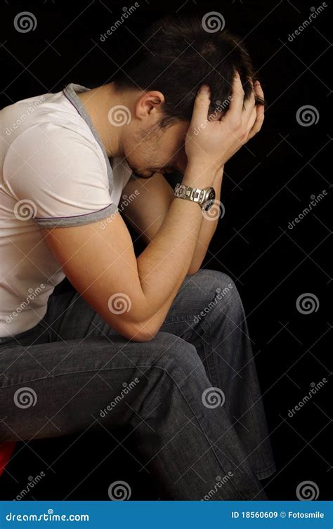 Depressed Young Man Stock Image Image Of Pressure Person 18560609