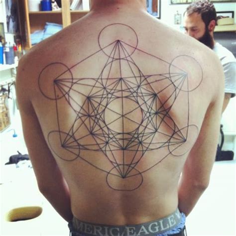 Sacred Geometry Back Tattoo Best Tattoo Ideas For Men And Women