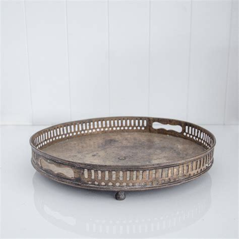 Antique Brass Serving Tray Annabelle S