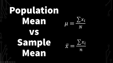 Sample Mean Formula