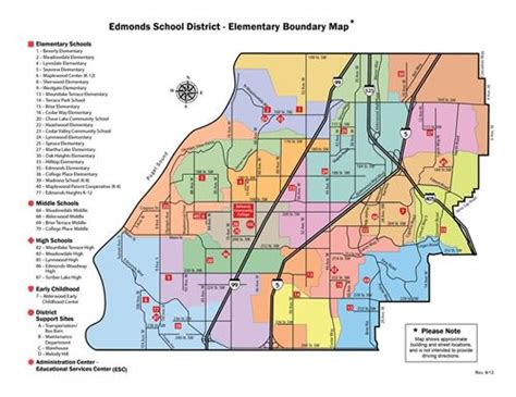 Elementary School Boundary Map Edmonds School District