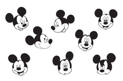 Many Faces Of Mickey Mickey Mouse Wallpaper Mickey Mouse Head