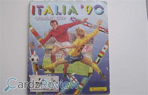 Panini Italia 90 Official World Cup 1990 Sticker Album Cardzreview