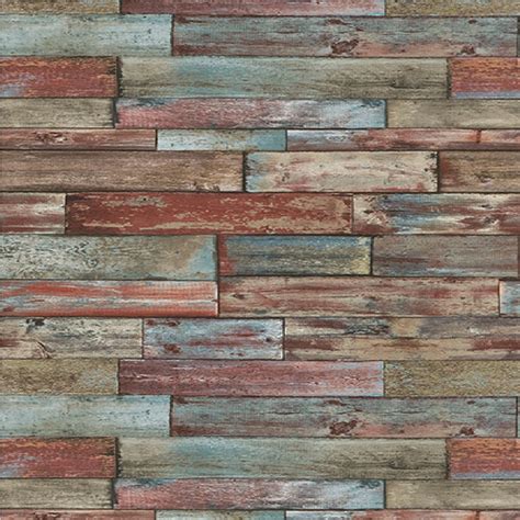 Erismann Wood Panel Effect Wallpaper 7319 06 Cut Price