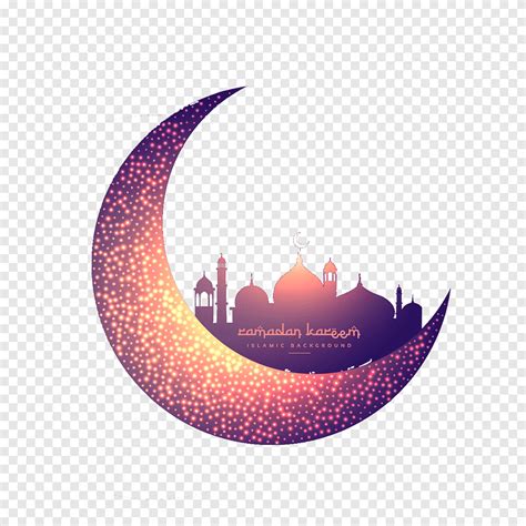 Islam Mosque Muslim Moon Ramadan Creative Moon And Glowing Mosque