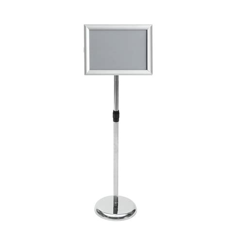 Adjustable A4 Metal Display Pedestal Sign Floor Holder Stand Poster