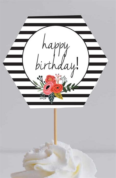 Share More Than 82 Free Printable Cake Topper Templates In Daotaonec