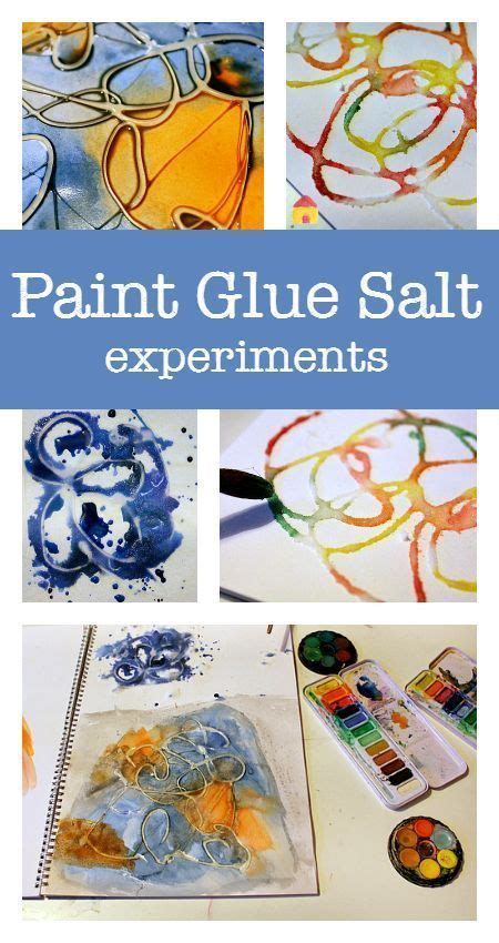 Salt Glue And Watercolor Paint Process Art Activity Art Lesson Plans Process Art Art Activities