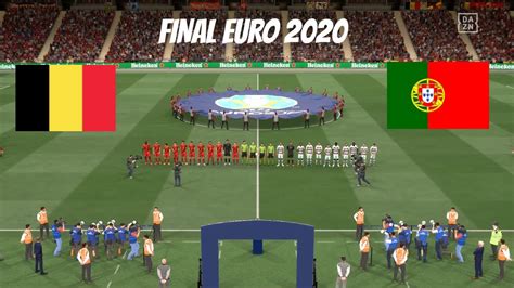 Complete overview of belgium vs portugal (euro final stage) including video replays, lineups, stats and fan opinion. Portugal vs Belgium | Final UEFA Euro 2020 | FIFA 21 - YouTube
