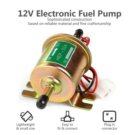 Universal 12v 25 4 Psi Gas Diesel Inline Low Pressure Electric Fuel