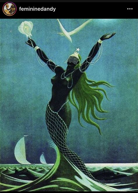Yemaya Black Mermaid in 2020 | African mythology, Mermaid art, Black
