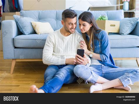 Young Couple Sitting Image And Photo Free Trial Bigstock