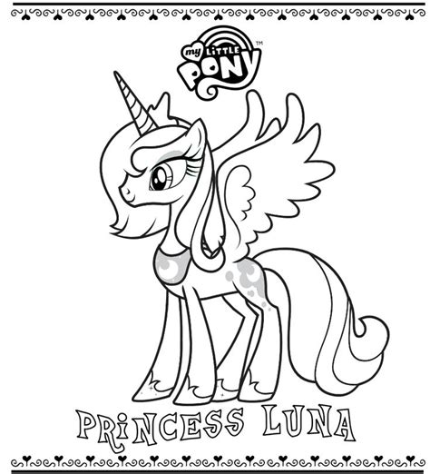 Find the best my little pony coloring pages for kids & for adults, print and color 104 my. Princess Luna Coloring Pages | My little pony coloring ...