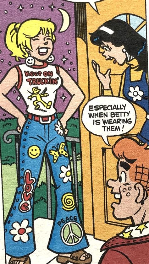 An Old Comic Strip With A Woman Talking To A Man In Jeans And A T Shirt