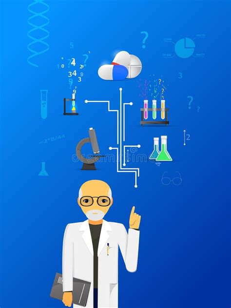 Ciencia Y Medicina Infographic Ilustración Del Vector Ilustración De