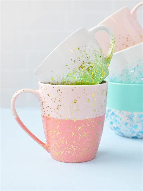 Diy Glitter Speckled Mugs ⋆ Handmade Charlotte