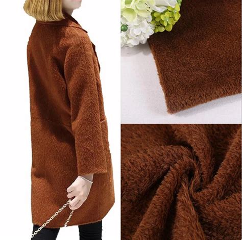 New Wool Woolen Flannel Fabric Fashion Dress Fabric Wool Coat Double