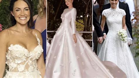 Best Celebrity Wedding Dresses Of 2017 The Brides Who Really Wowed In White Mirror Online