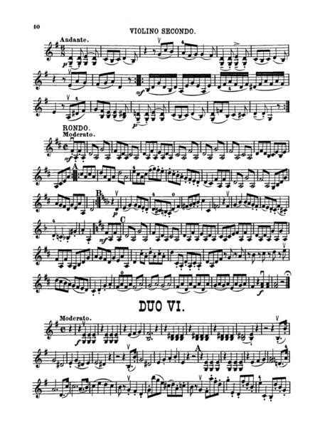Pleyel Six Easy Duets Op 8 By Ignaz Josef Pleyel 1757 1831