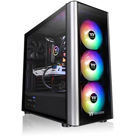 Thermaltake Mid Tower Atx Tempered Glass Level Mt Argb Gaming Pc