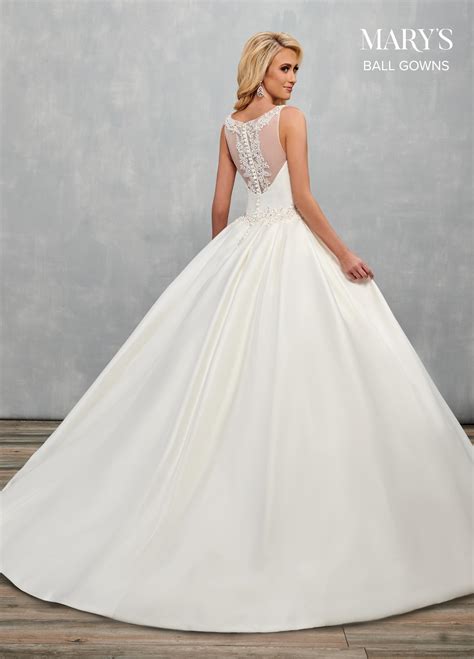 Bridal Ball Gowns Style Mb6077 In Ivory Or White Color
