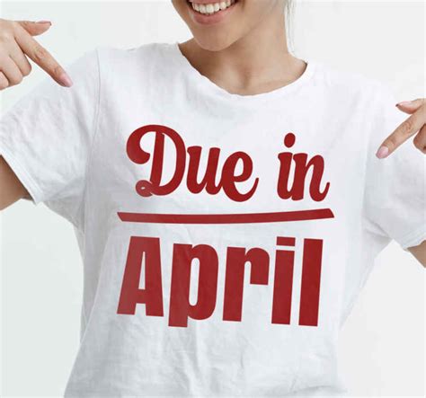 Camisetas Con Nombre Personalizable Con Vencimiento En Abril Tenvinilo