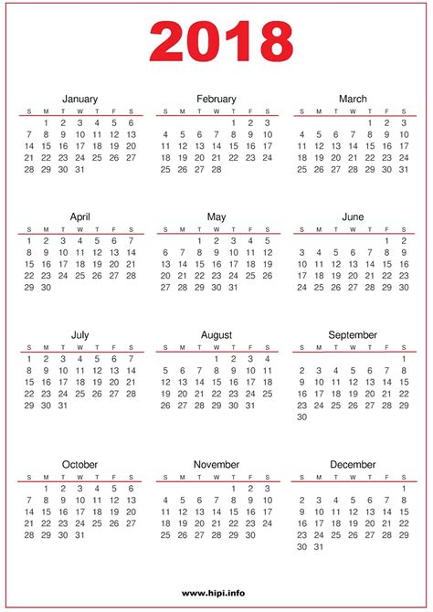 2018 Free Printable Calendar For Kids Printables And Inspirations Vrogue