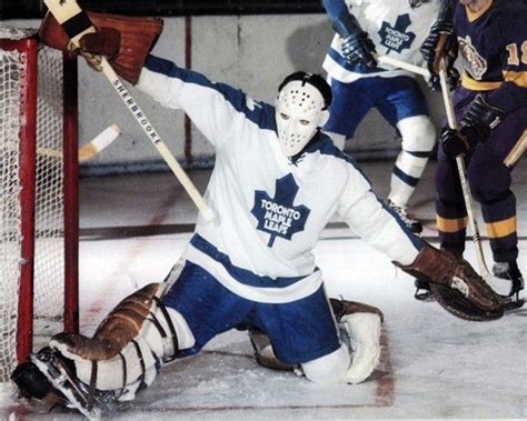 Jacques Plante Toronto Toronto Maple Leafs Hockey Nhl