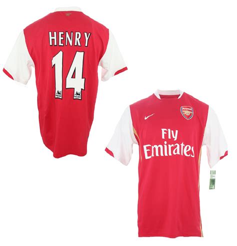 To open a menu item's submenu, press the. Nike FC Arsenal London Trikot 14 Thierry Henry 2006/07 ...