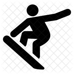 Download Free Snowboarding Icon of Glyph style - Available in SVG ...