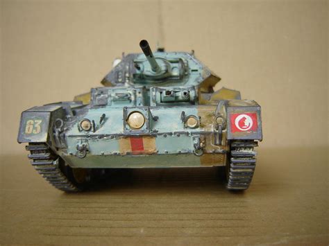 135 Ww2 British 8th Army Desert Rats Crusader Tank Mk 1 Caunter Camo