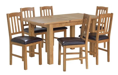 Our dining room furniture sets add a touch of elegance to your home and make you feel like you're fine dining every night. Argos Home Ashwell Extendable Oak Veneer Table & 6 Chairs ...