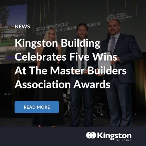 Kingston Building Celebrates Five Wins At The Master Builders