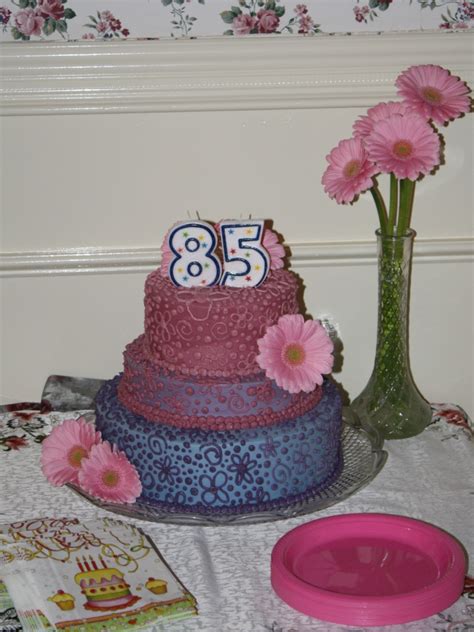 Find images of birthday cake. Party Cakes: 85th Birthday Cake for Grandma Dee
