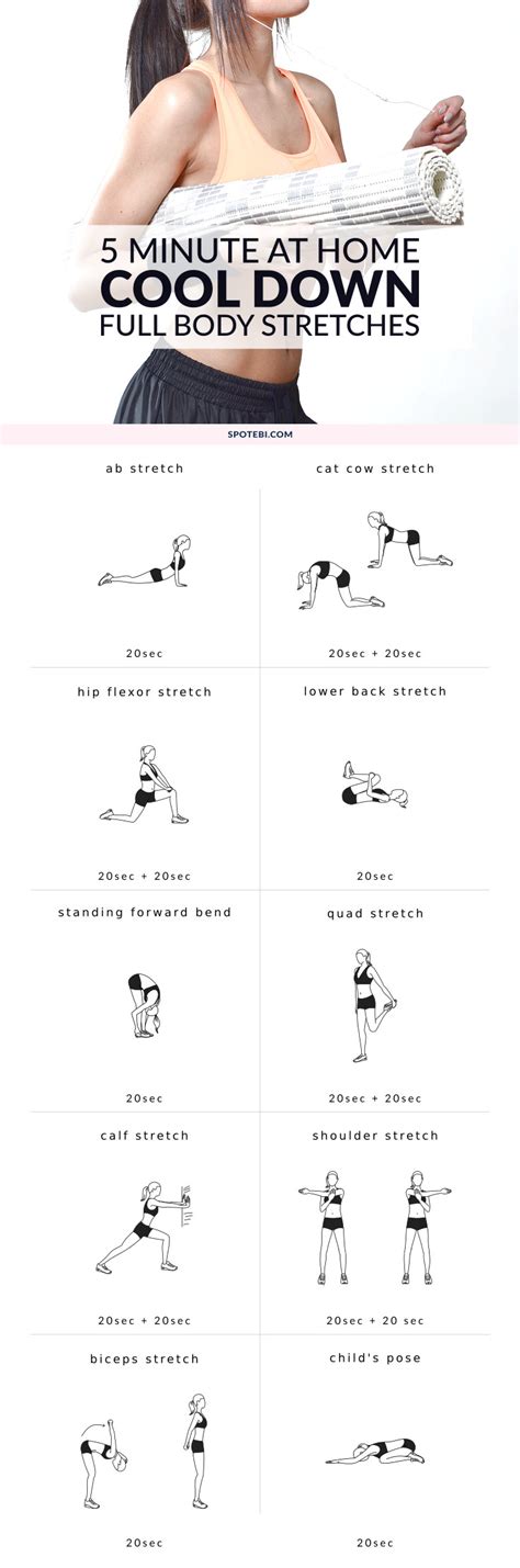 5 Minute Full Body Cool Down Exercises