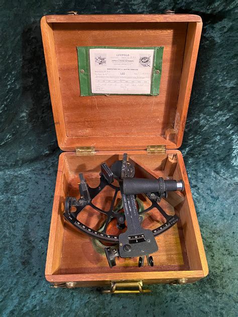 zero stock ww2 sextant leupold and stevens us maritime commission 1944 explorer antiques