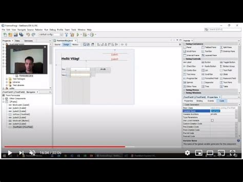 Java Swing Form alapok NetBeansben 2 rész YouTube