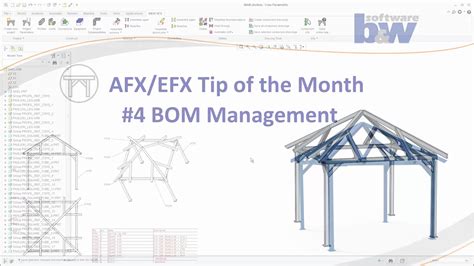 4 Efx Afx Tip Of The Month Bom Management Ptc Community