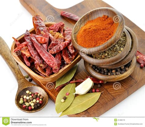 Spices Assortment Stock Photo Image Of Chili Seasoning 21486170
