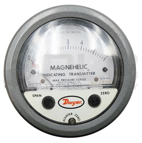 New Dwyer 605 6 Magnehelic Indication Transmitter Maz Pressure 25 Psig