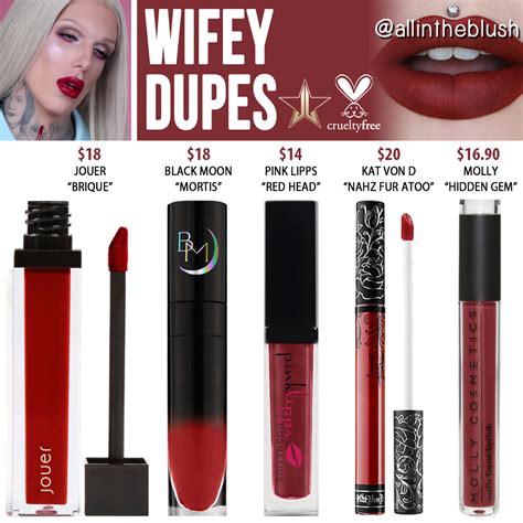 Jeffree Star Wifey Velour Liquid Lipstick Dupes All In The Blush