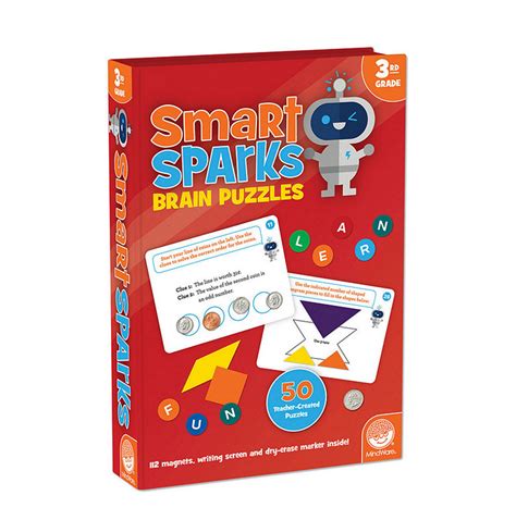 Smart Sparks Brain Puzzles Grade 3 Busy Bee Toys