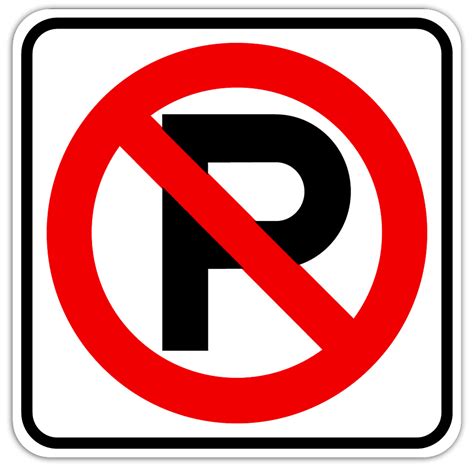 No Parking Symbol From Dornbos Sign And Safety